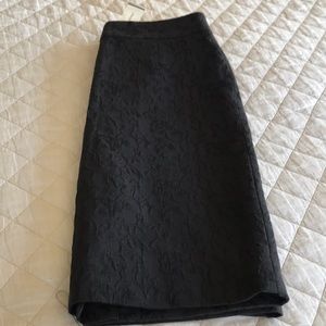 Banana republic textured black skirt